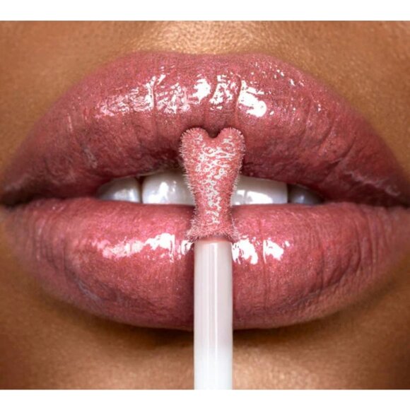 NIB Charlotte Tillbury Collagen Lip Bath Gloss in Rosy Glow - Soft Pinky Nude - Picture 9 of 10